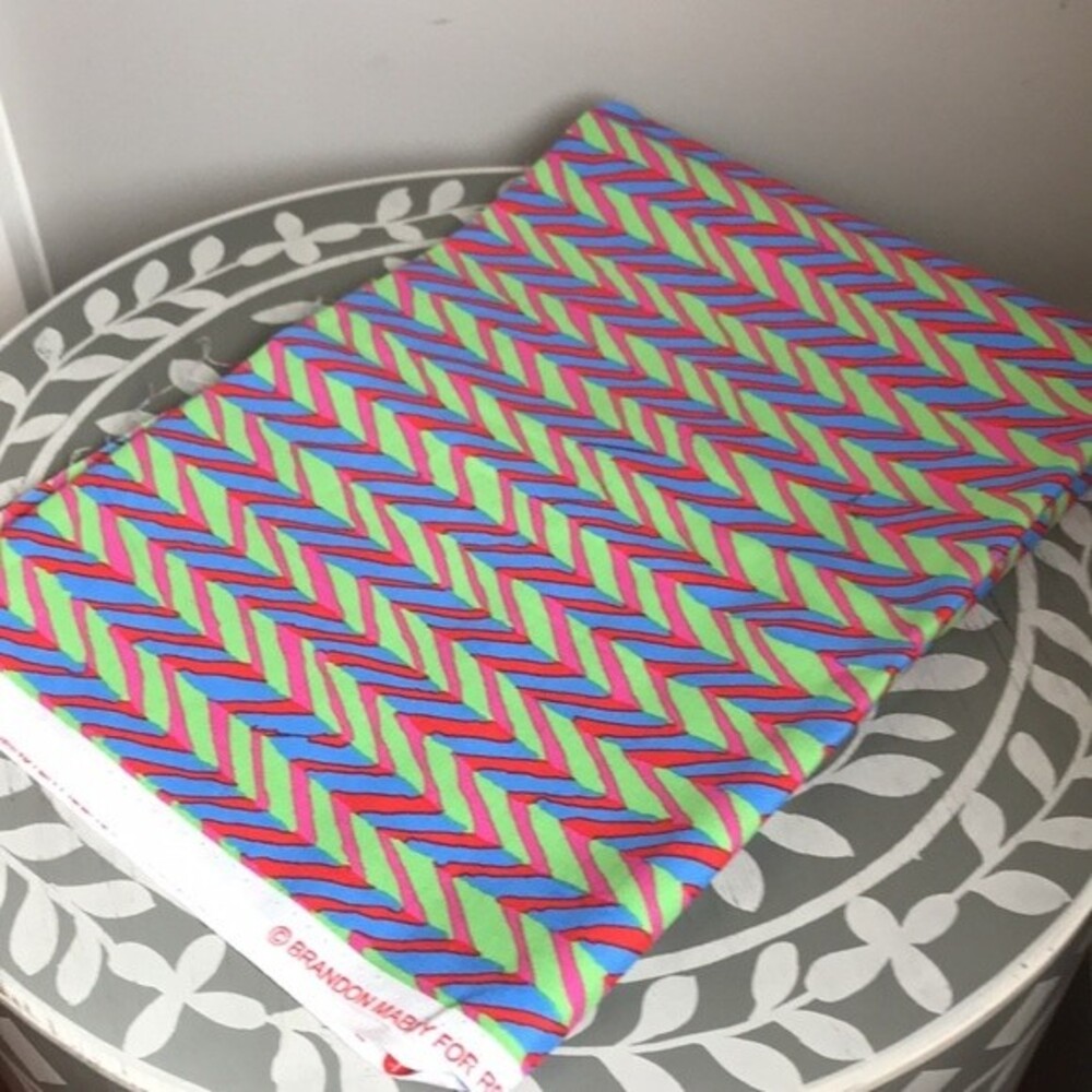 Kaffe Fassett Collective Fabric Brandon Mabley Herringbone Stripe Cotton